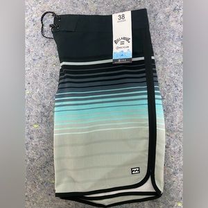 Billabong Men’s Regular Length Striped BoardShorts